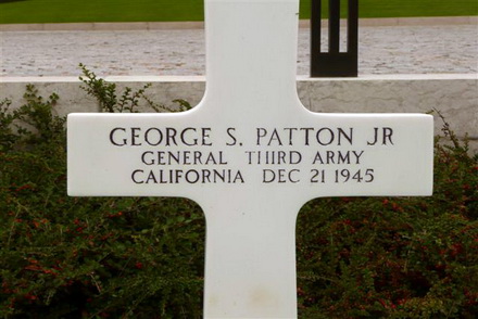 Gen. G.Patton Grave In Luxembourg. Bastogne. Belgium